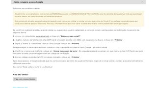 
                            12. Como recupero a conta Google - Positivo Informática