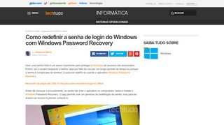 
                            13. Como redefinir a senha de login do Windows com Windows Password ...