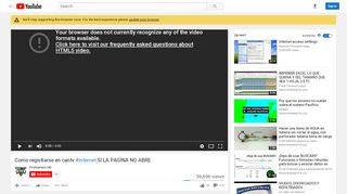 
                            10. Como registrarse en cantv #Internet SI LA PAGINA NO ABRE - YouTube