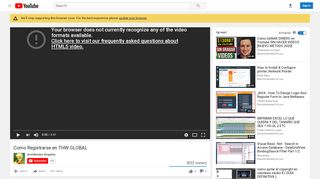 
                            4. Como Registrarse en THW GLOBAL - YouTube