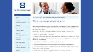 
                            1. Cómo registrarse por primera vez - SMI Servicio Medico Integral