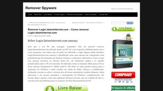 
                            9. Como remover Login.lataminternet.com - Remover Spyware