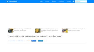 
                            1. Como resolver erro de login infinito Pokémon GO | TukEmperial ...