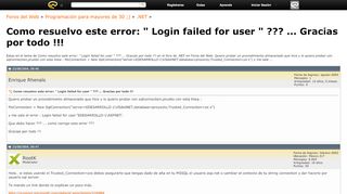 
                            2. Como resuelvo este error: 