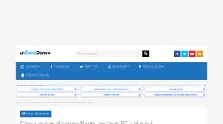 
                            8. Cómo revisar el correo Nauta desde internet en el PC - unComoCorreo