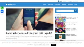 
                            6. Como saber se seu Instagram está aberto em outro celular? | dfndr blog