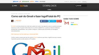 
                            5. Como sair do Gmail e fazer logoff total do PC | Dicas e Tutoriais ...