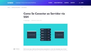 
                            4. Como Se Conectar ao Servidor via SSH - Kinsta