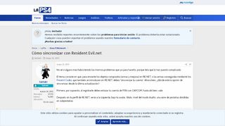 
                            11. Cómo sincronizar con Resident Evil.net - PS4 Playstation 4 - LaPS4
