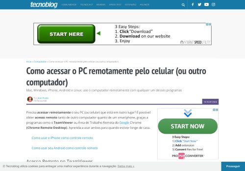 
                            11. Como ter acesso remoto (Chrome Remote Desktop e TeamViewer ...