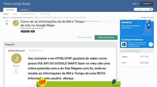 
                            9. Como ter as informações de de KM e Tempo da rota no Google Maps ...