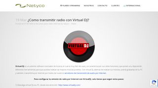 
                            9. ¿Como transmitir radio en internet con Virtual DJ? - Netyco Argentina