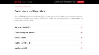 
                            12. Como usar a Netflix no Xbox - Netflix Help Center
