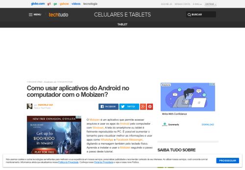 
                            11. Como usar aplicativos do Android no computador com o Mobizen ...