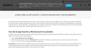 
                            4. Cómo usar la app Suunto y Suunto Movescount conjuntamente