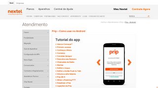 
                            1. Como Usar o App Prip no Android | Nextel