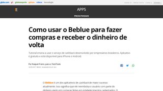 
                            7. Como usar o Beblue para fazer compras e receber o dinheiro de ...