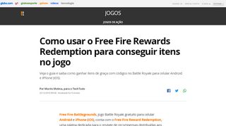 
                            13. Como usar o Free Fire Rewards Redemption para conseguir itens no ...