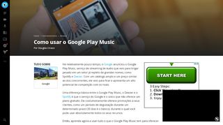 
                            7. Como usar o Google Play Music - Música - Canaltech