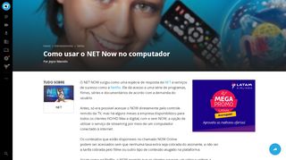
                            12. Como usar o NET Now no computador - Séries - Canaltech