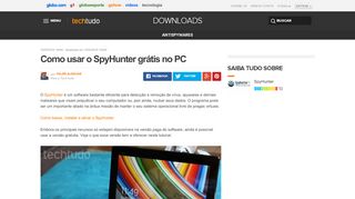 
                            7. Como usar o SpyHunter grátis no PC | Dicas e Tutoriais | TechTudo