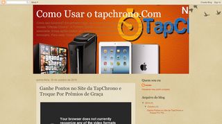 
                            12. Como Usar o tapchrono.Com: Ganhe Pontos no Site da TapChrono e ...