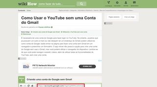 
                            3. Como Usar o YouTube sem uma Conta do Gmail: 13 Passos - wikiHow