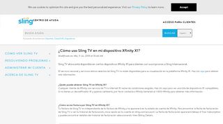 
                            11. ¿Cómo uso Sling TV en mi dispositivo Xfinity X1? - Sling help