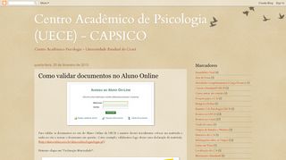 
                            10. Como validar documentos no Aluno Online - Centro Acadêmico de ...