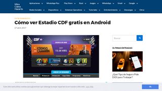 
                            10. Cómo ver Estadio CDF gratis en Android | Mira Cómo Hacerlo