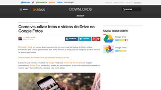 
                            10. Como visualizar fotos e vídeos do Drive no Google Fotos | Dicas e ...