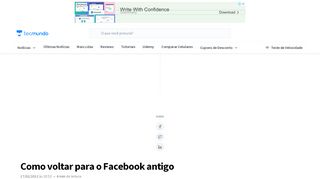 
                            11. Como voltar para o Facebook antigo - TecMundo