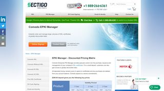 
                            5. Comodo Enterprise PKI Manager Account | Discount Pricing Matrix