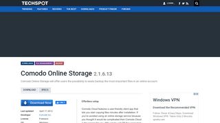 
                            10. Comodo Online Storage 2.1.6.13 Download - TechSpot