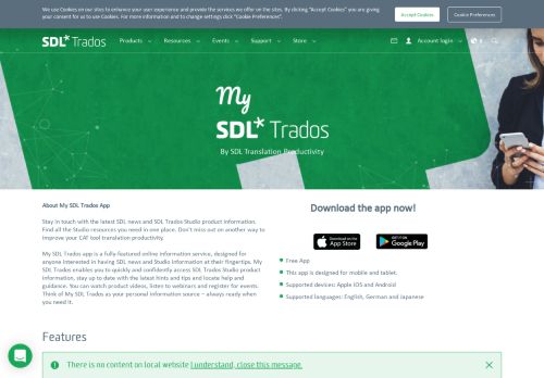 
                            5. Companion App - SDL Trados