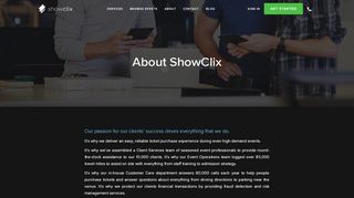 
                            10. Company - About | ShowClix