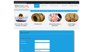 
                            4. Company Detail - Steelez :: Online Steel Scrap Auction Destination