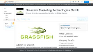 
                            10. Company Page: Grassfish Marketing Technologies GmbH - Stack ...