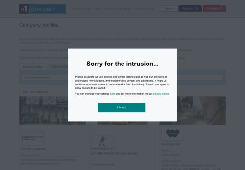 
                            11. Company Profiles - s1jobs.com