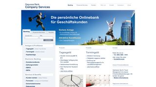 
                            11. Company Services: Firmentagesgeld | Degussa Bank