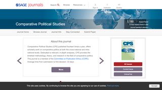 
                            5. Comparative Political Studies: SAGE Journals