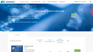 
                            9. Compare and Select Best MCB Credit Card | Mawazna.com
