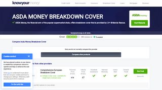 
                            7. Compare Asda Money Breakdown Cover | Roadside, Home Start