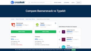 
                            11. Compare Bannersnack vs Typekit | Crozdesk