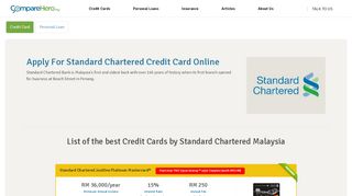 
                            7. Compare Best Standard Chartered Credit Cards in Malaysia - Apply ...