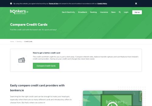 
                            10. Compare Credit Cards in Ireland | bonkers.ie