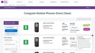 
                            6. Compare Deals For Mobile Phones Direct | MoneySuperMarket