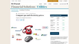 
                            9. Compare gas and electricity prices - The Telegraph