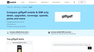
                            12. Compare giffgaff mobile & SIM only deals, upgrades, coverage ...