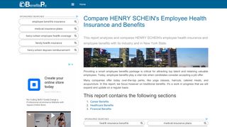 
                            10. Compare HENRY SCHEIN's Employee Health Insurance and Benefits ...
